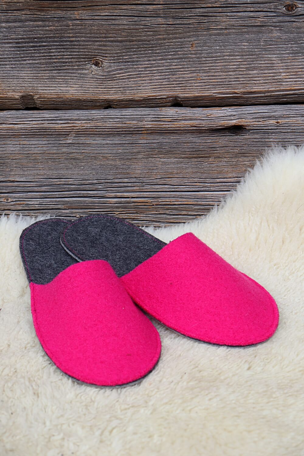 Filzpantoffeln Schafwolle